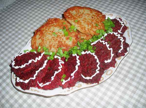 Драники и оладки из свеклы. Временная ку