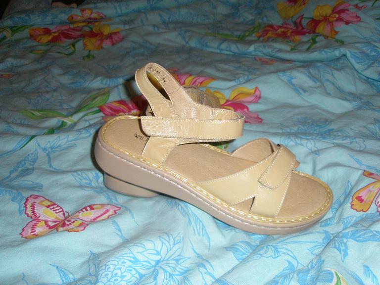 Босоноги Вилмар, р.39, кожа на коже, орг NYTKA. Обувь