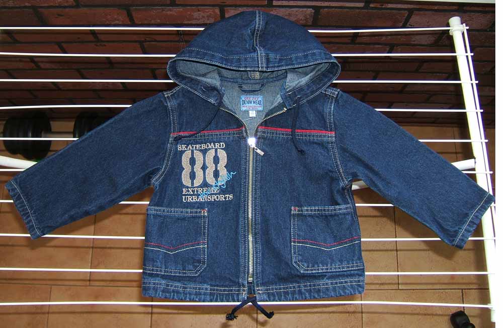 №2 Джинсовая курточка к полукомбинезону. Детское!