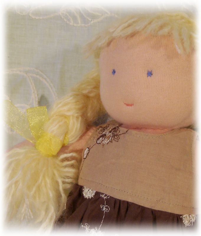 Шоколадная кукла. Вальдорфские куклы