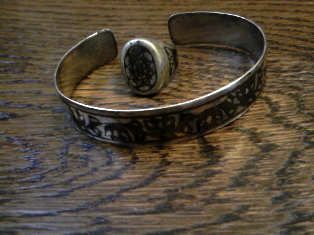 Комплект серебро. Украшения