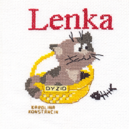 Lenka. 1.2 kwadraciki na poduszki