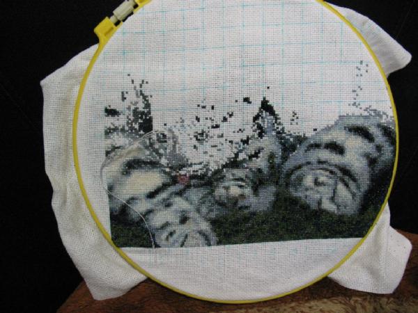  процесс Кustom Krafts 'White Tigress and cub'