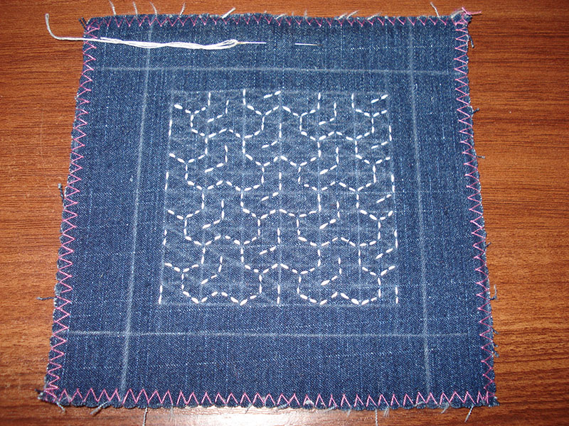 Этап 2. Вышивка 'Сашико'