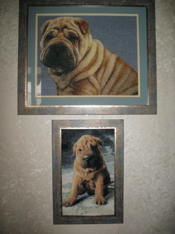 любимая порода.  Вышивка