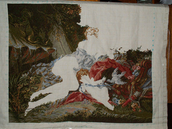 Сейчас вышиваю