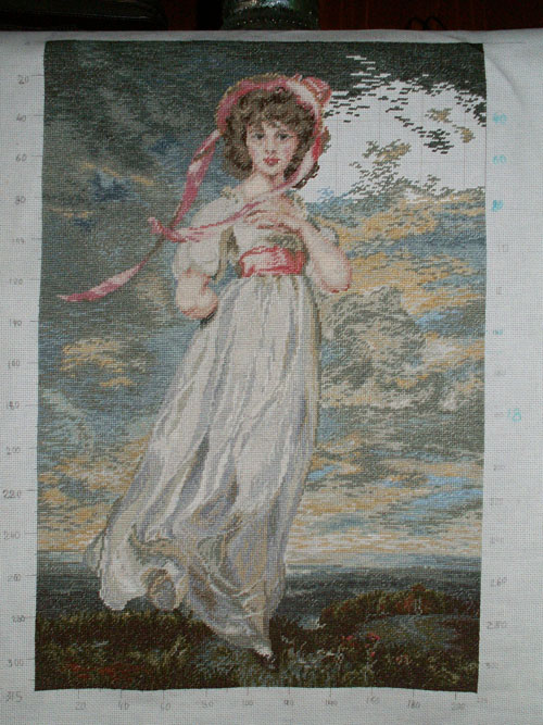 Сейчас вышиваю