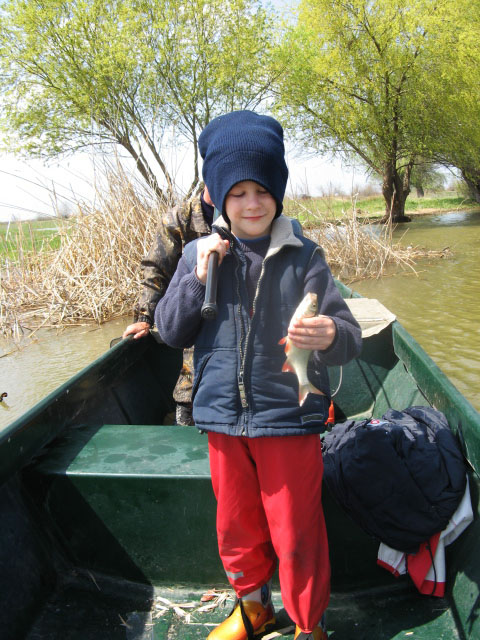 В папиной шапке ловятся не маленькие красноперки.. Астрахань
