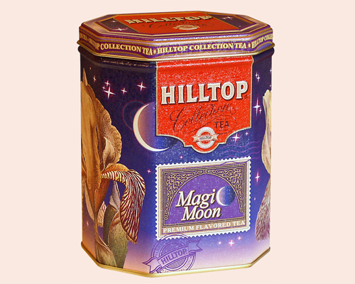 100 лун. Hilltop Magic Moon. Чай магическая Луна. Чай 100г в подарочной упаковке. Хиллтоп цейлонское утро 100г восьмигранник.