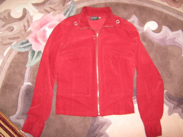 вельветовая курточка огги, размер 44-46. женская одежда 