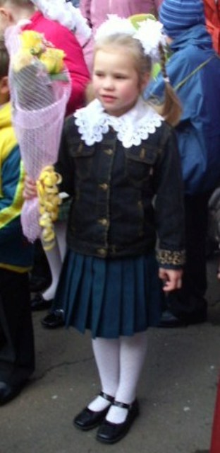 На линейке. Растём