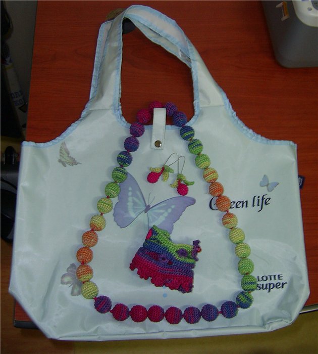 Бусы крючком