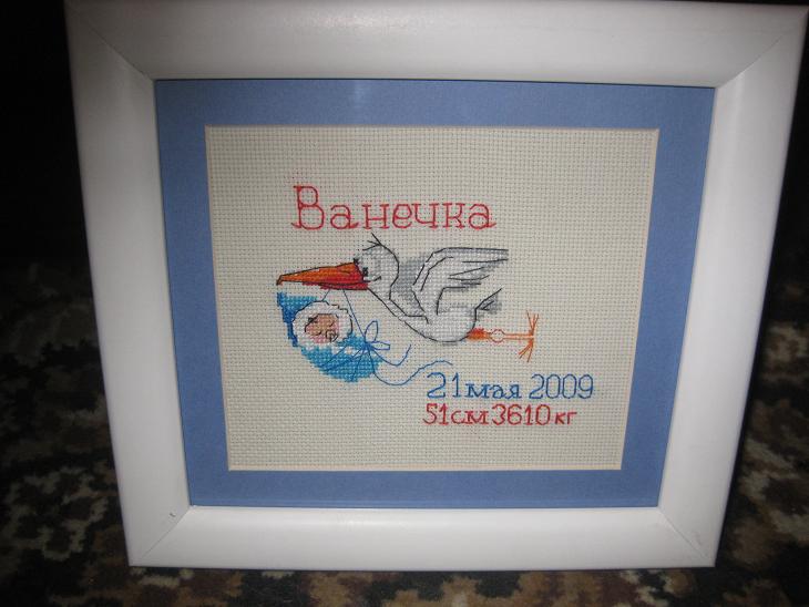 Оформленная метрика. 