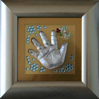 В багете. Слепочки детские