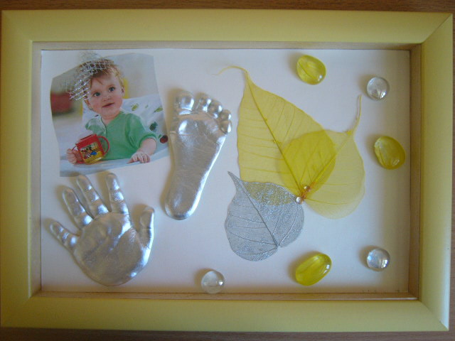 В багете. Слепочки детские