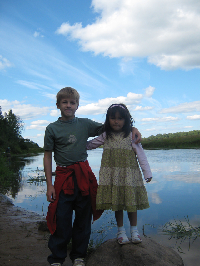после трехнедельной разлуки. Мои воробышки