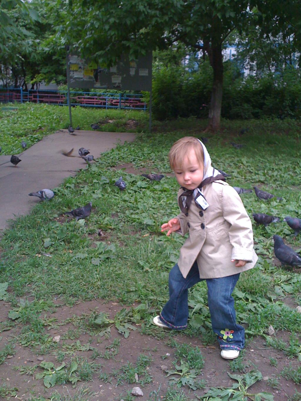 одежда на дочке. 