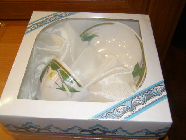 Чайная пара в подарочной упаковке. Новое - для дома