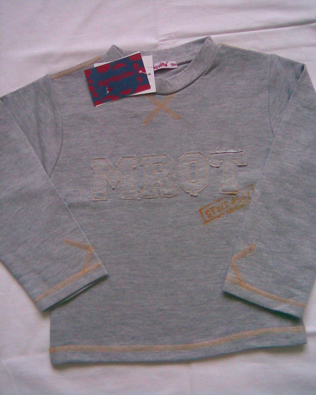 Толстовка с аппликацией и вышивкой, арт. 32752. Одежда для мальчиков