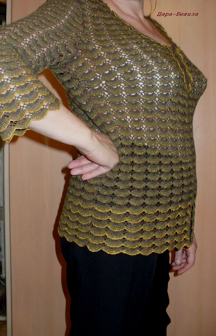 Золотые веера. Мои работы