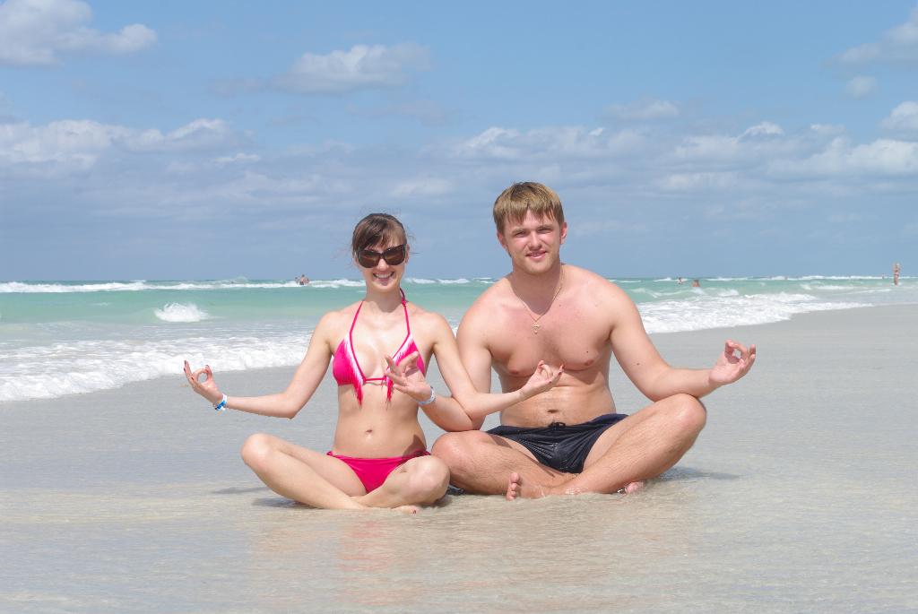 С мужем. Куба