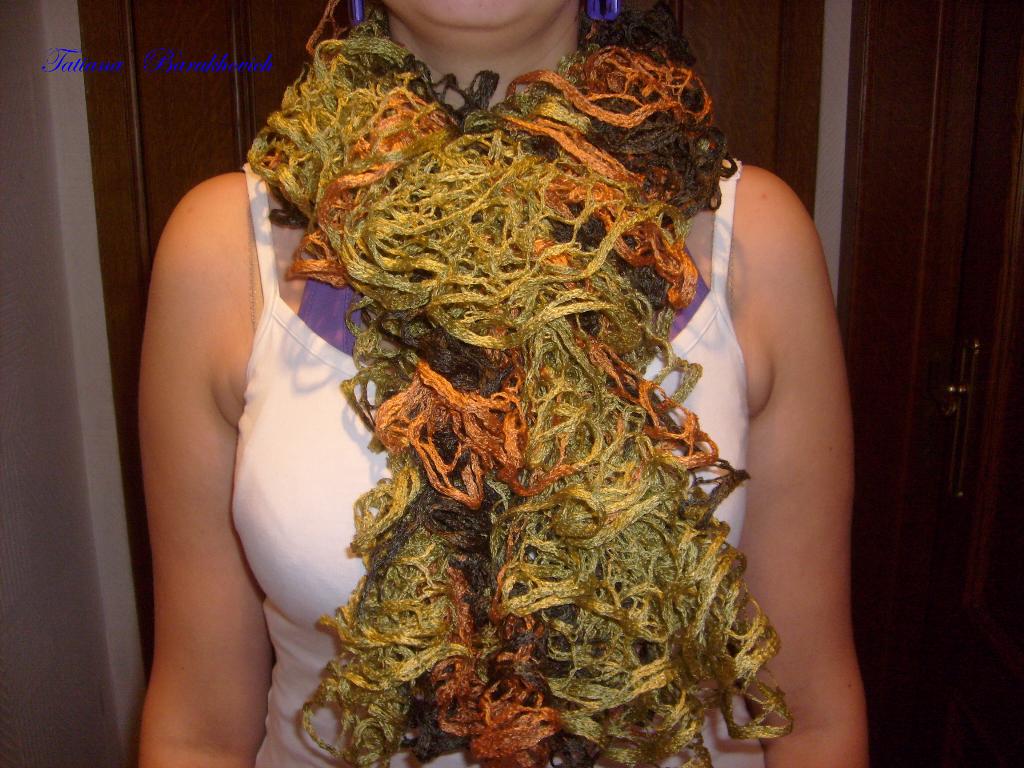 шарф. вязание на заказ