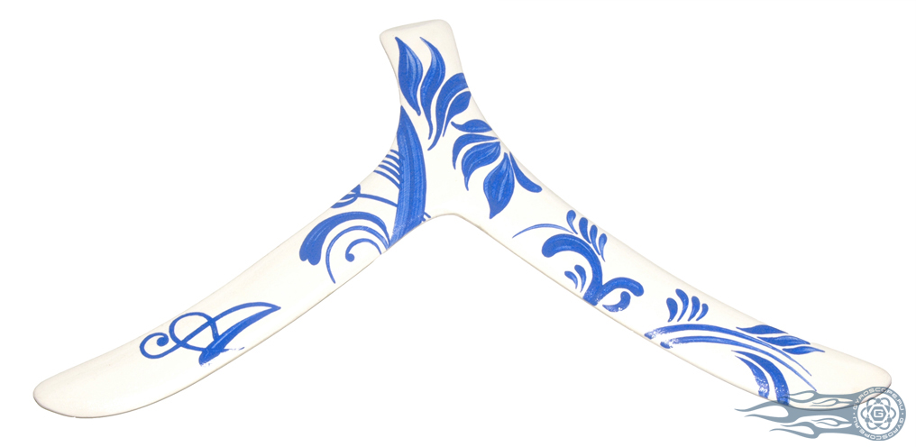 Бумеранг гжель 48 см. Бумеранги