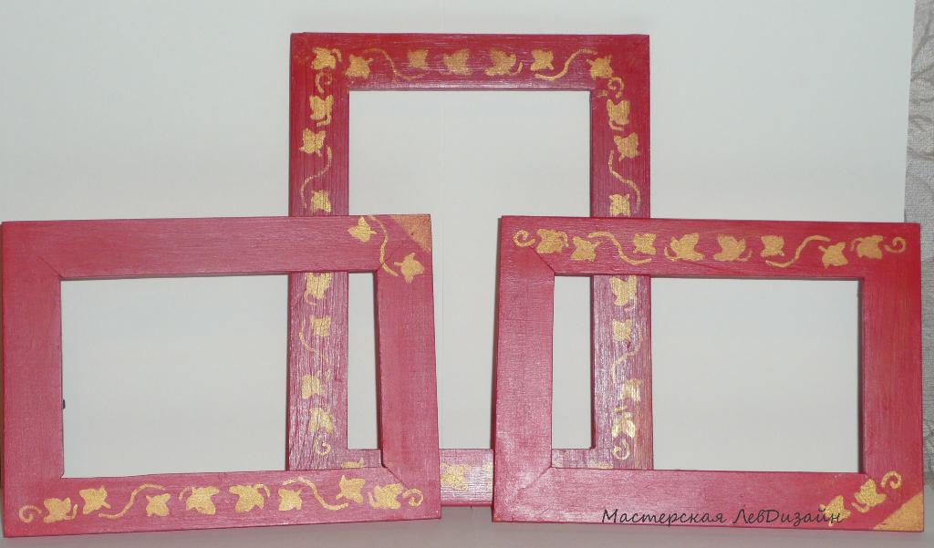 Фоторамка Виноградная лоза. Декор поверхностей