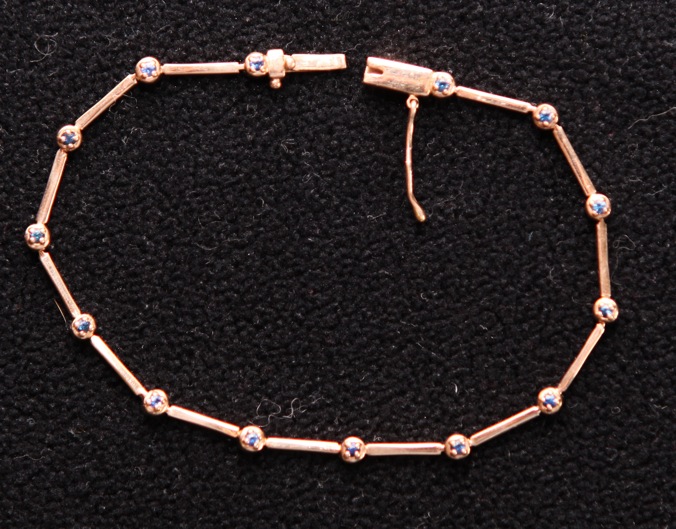 БРАСЛЕТ С САПФИРАМИ. ЭКСКЛЮЗИВ