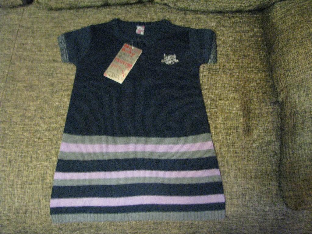 Вязаное платье ЛОСАН р.3, 830р с%. Детская одежда ПРИСТРОЙ и б/у