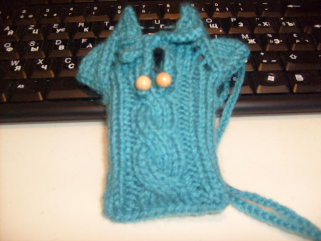 сумочка для мобильника. вязание на заказ