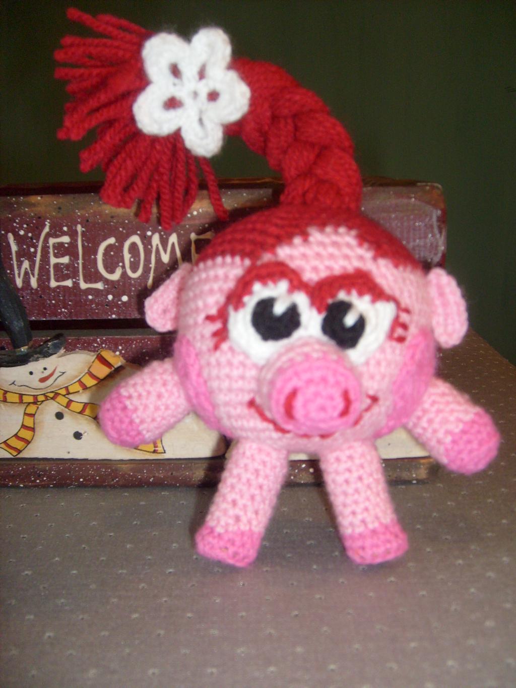 Нюша. вязаные игрушки