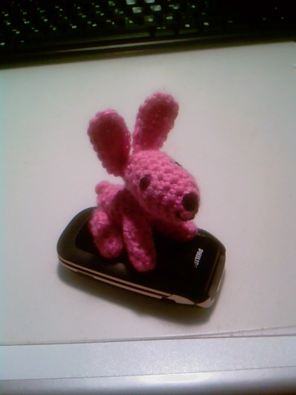 зайчик. вязаные игрушки