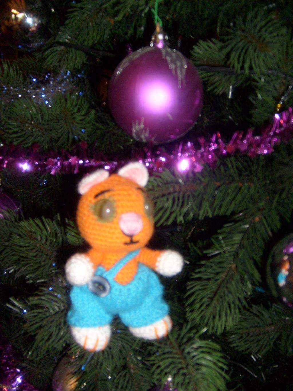 кот Васька. вязаные игрушки