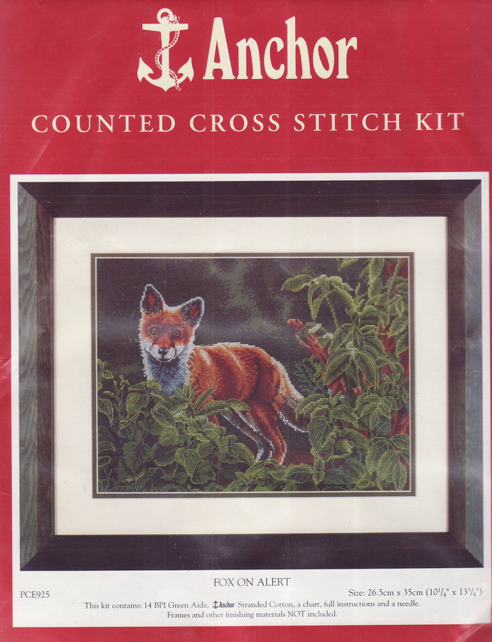 PCE925 Fox on alert. Anchor