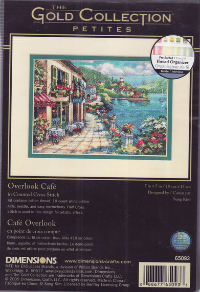 65093 Overlook Cafe. Dimensions Gold Petites 1