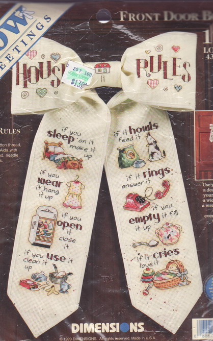 72555 House Rules. Dimensions 1