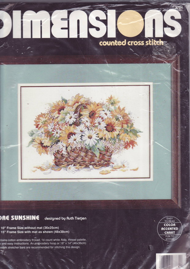 03784 More Sunshine. Dimensions 1