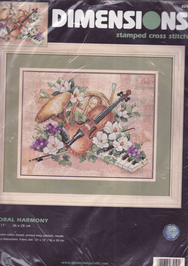 03210 Floral Harmony. Dimensions 1