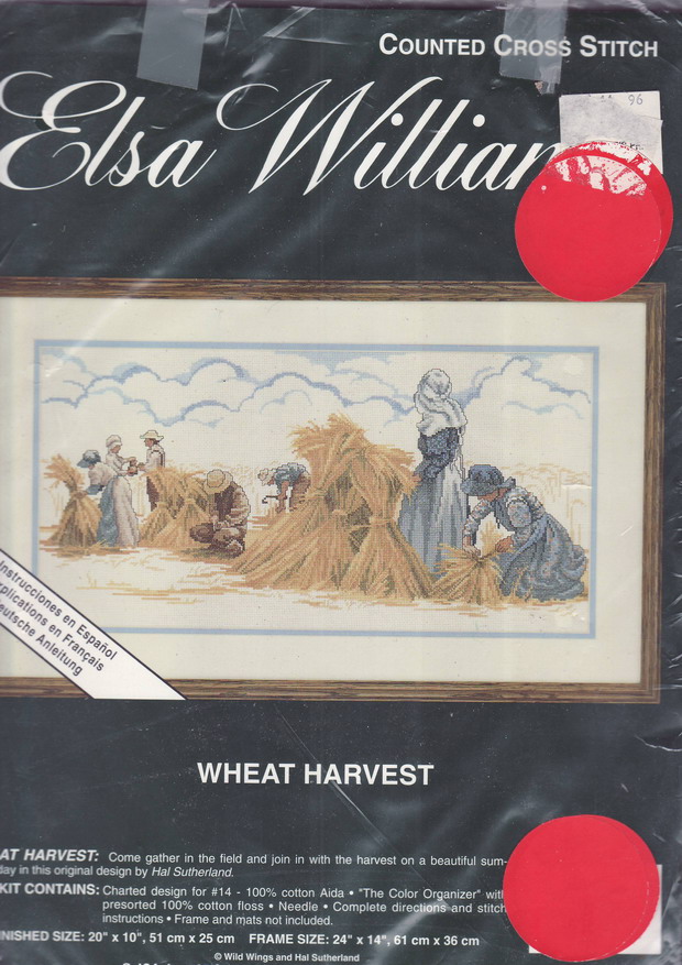 02096 Wheat harvest. Elsa Williams