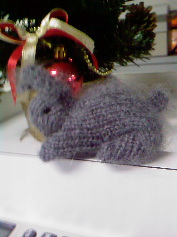 зайчик. вязаные игрушки