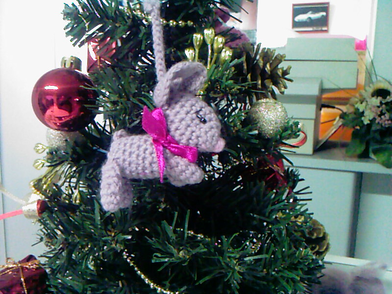 зайчик. вязаные игрушки