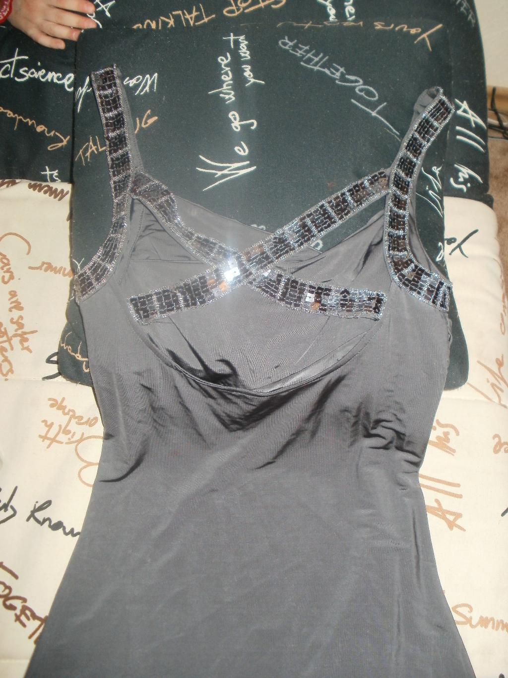 спинка. платье на НГ