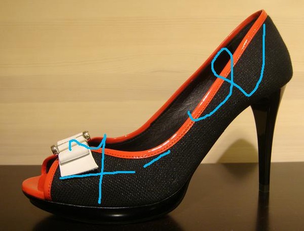 туфли оранж. 