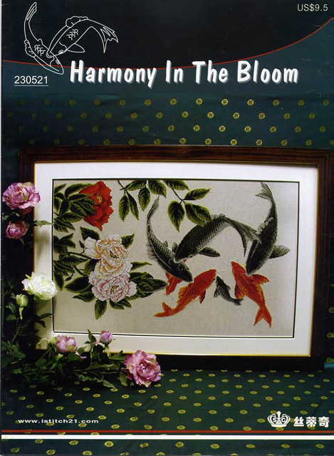 то что должно получиться. Iistitch21 230521 Harmony in the Bloom - в процессе