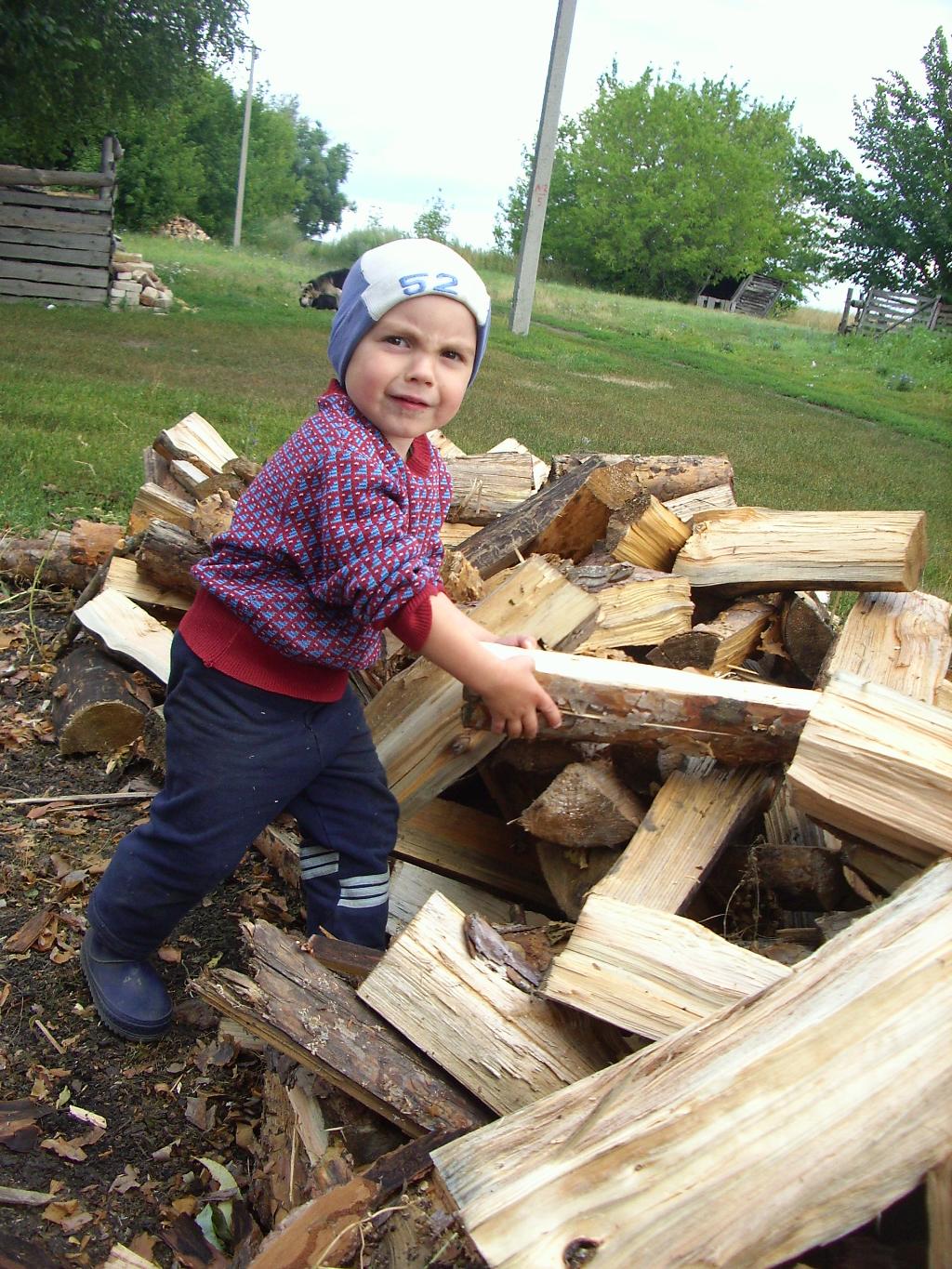Купить дрова бабушке. Мальчик с дровами. Фотосессия ребёнка с дровами. Детская фотосессия с дровами. Дети помогают складывать дрова.
