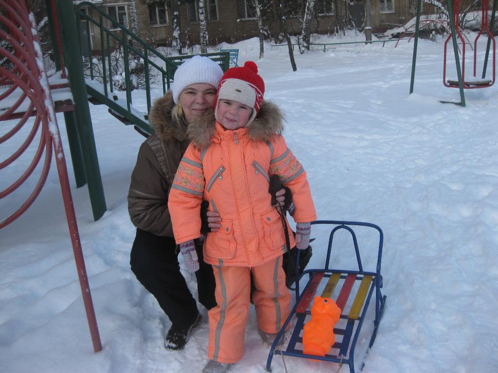 'Гуляем' маму. Мои дети