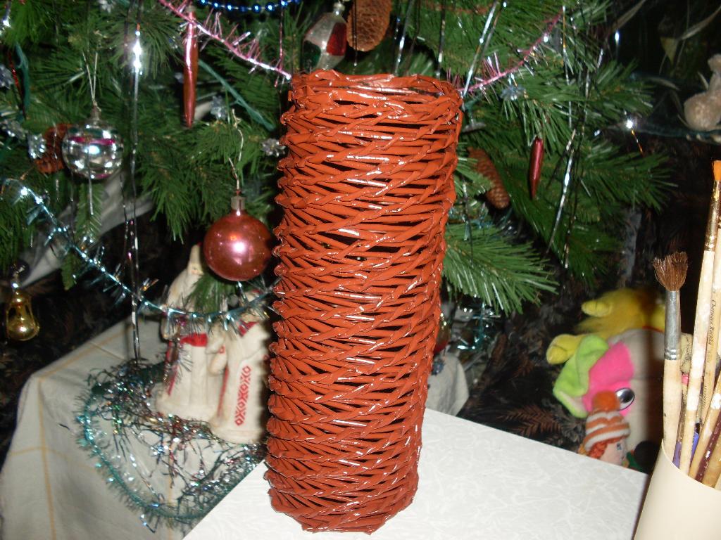 плетение из газеты