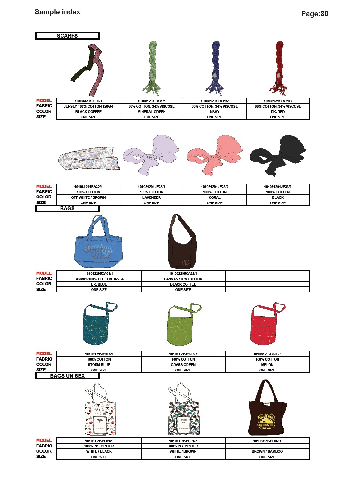 Сумки-шарфы-купальники