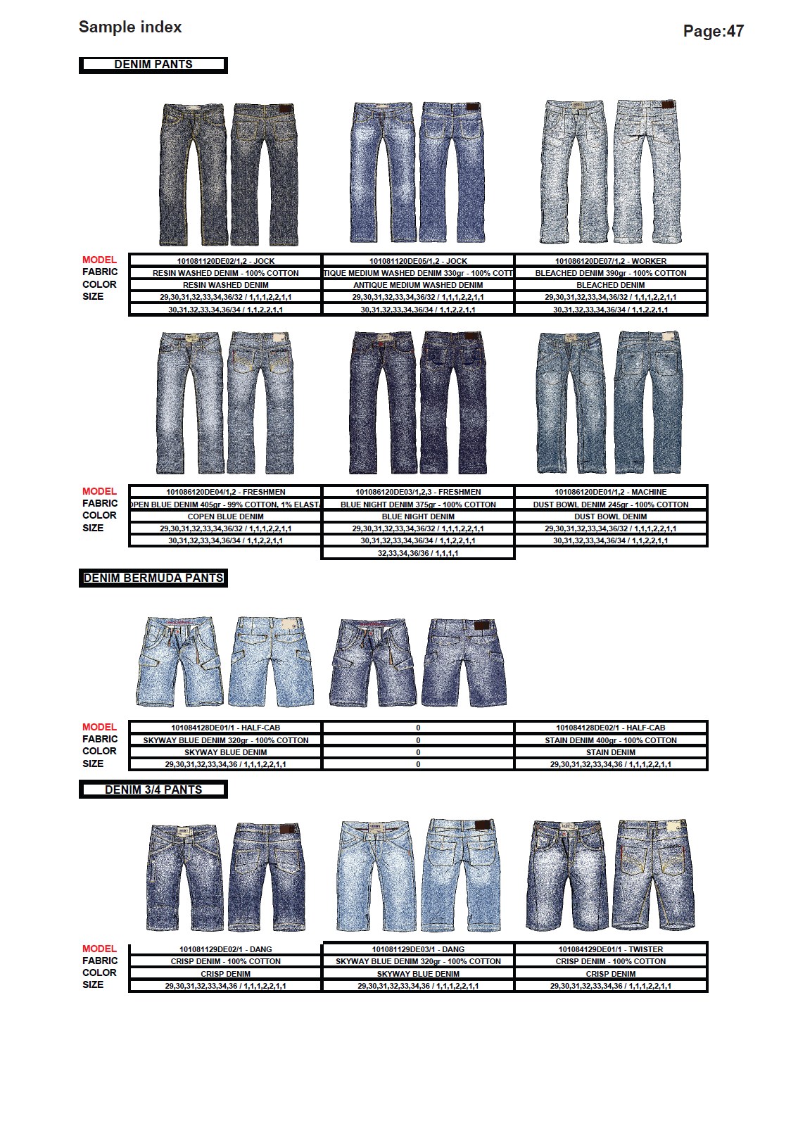 Брюки-джинсы